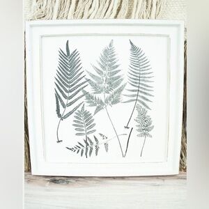 14 X 14 FERN FRAMED WALL ART